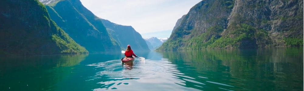 Kayaking around Bergen