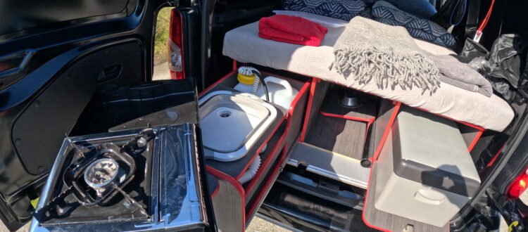 Compact campervan rental in Bergen Norway for fjord road trip