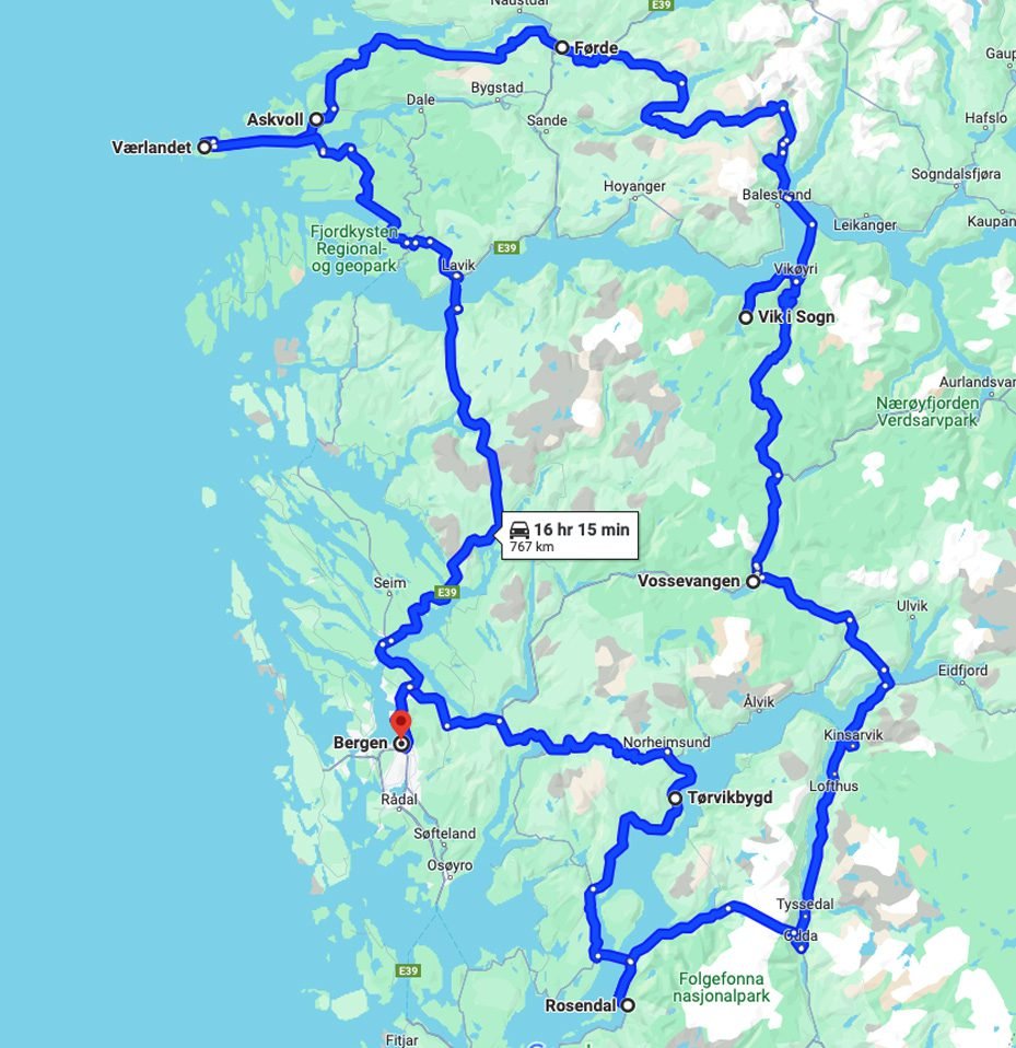 Exploring the New CampervanEU.com: Your Gateway to Mini Campervans in Norway Kartrute 10